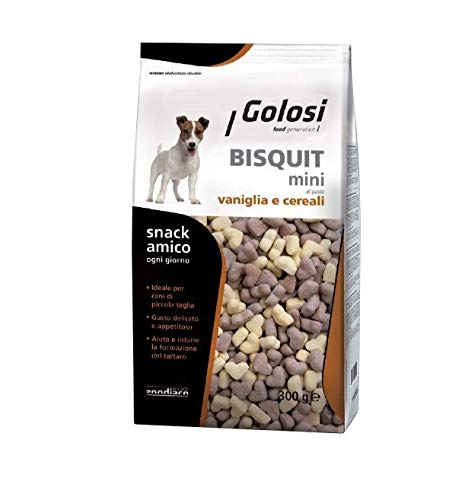 GOLOSI Biskuit Mini-Vanille und Getreide, 300 g, 3 Stück, 100 g x 3 Stück von Golosi