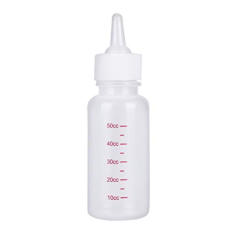 Gonetre 50 Ml Milchflasche für Neugeborene, Kleine Hunde, Welpen, Katzen, Kätzchen, Milchspender mit Bürste Gonetre 50 Ml Milchflasche für Neugeborene, Kleine Hunde, Welpen, Katzen, Kätzchen, Milchspender mit Bürste von Gonetre