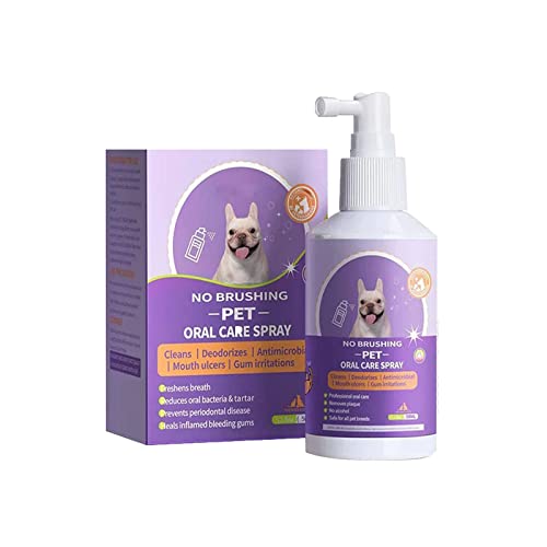 Goniome Teeth Cleaning Spray for Dogs & Cats,Pet Oral Spray Clean Teeth,Remove & Fight Bad Breath Caused by Tartar and Plaque for Dogs & Cats, 50 ML (1 PCS) von Goniome