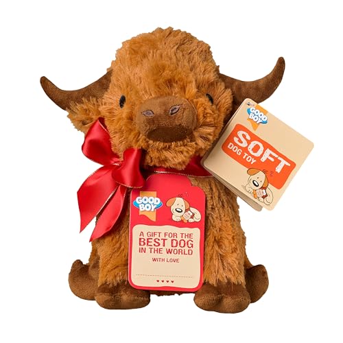 Good Boy Gifting Hundespielzeug Softy Highland Cow von Good Boy