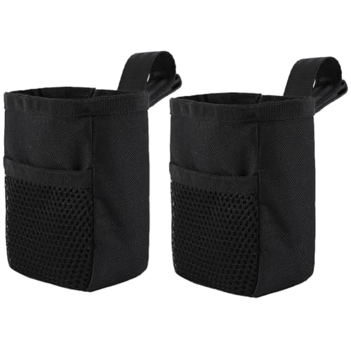 Goorvoucs Trainingssnacks für Hunde und Welpen, Köder, Haustiertasche, Gehorsamstrainingstasche, Futtertasche, Snack-Belohnung, W-Aist-Tasche, Schwarz von Goorvoucs