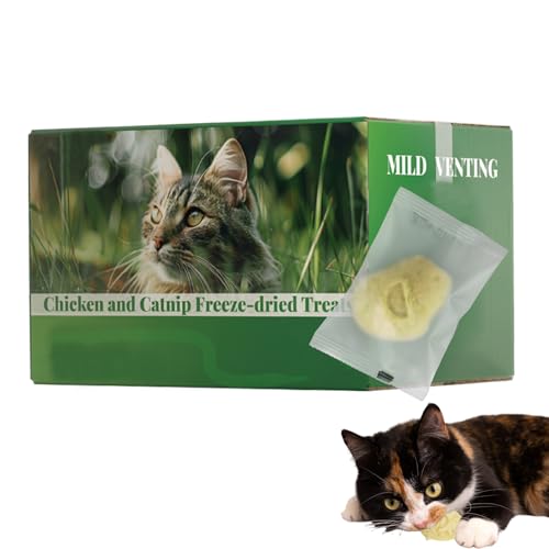 Goowafur Katzen-Snack-Sticks | 16 Stück Katzengras Sticks,Essbare Katzenkauartikel Zur Verdauung & Zahnpflege Einzelverpackt Goowafur Katzen-Snack-Sticks | 16 Stück Katzengras Sticks,Essbare Katzenkauartikel Zur Verdauung & Zahnpflege Einzelverpackt von Goowafur