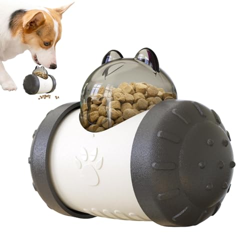 Goowafur Leckerli-Spender-Spielzeug für Hunde, Tumbler-Haustierspielzeug - Interaktiver Tumbler Swing Futterspenderball für Katzen | Slow Feeder Treat Ball Hundespielzeug, Tumbler Leaky Food Ball von Goowafur