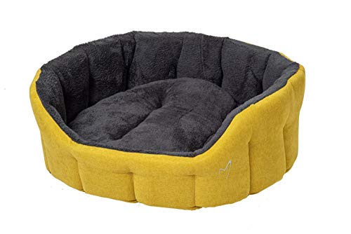 CDBMW-MU Gorpets Camden Deluxe Bett Medium (66 cm) Winter Senf von Gor Pets