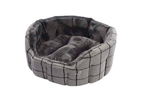 CDBS-05 Gorpets Camden Deluxe Bett, klein, 56 cm, Grau kariert von Gor Pets