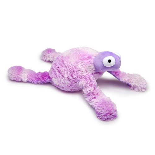 Gor Pets Plush Turtle Crinkle Hundespielzeug, weiches und kuscheliges Quietschspielzeug für Welpen, kleine, mittelgroße und große Hunde, langlebiges und sicheres Welpenspielzeug, perfekt zum Kuscheln von Gor Pets