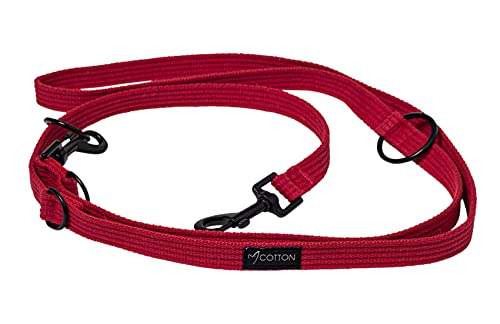 Gorpets Hundeleine, Baumwolle, 200 x 2 cm, Rot von Gor Pets