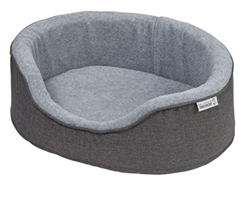 Gorpets MMFB24-27 Gorpets Memoire Hundebett, Memory-Schaumstoff, 60 cm, Grau von Gor Pets