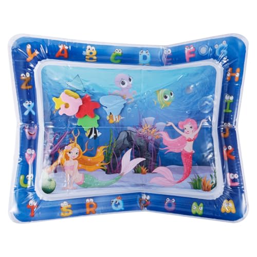 Gosknor Wasserspielmatte für Katzen, 60x50cm Sensorische Wassermatte für Kätzchen Bequemes Wasserspiel für Haustiere Lustiges Sensorisches Wasserpad für Haustiere Alleiniges Wasserspiel (Stil 6) von Gosknor