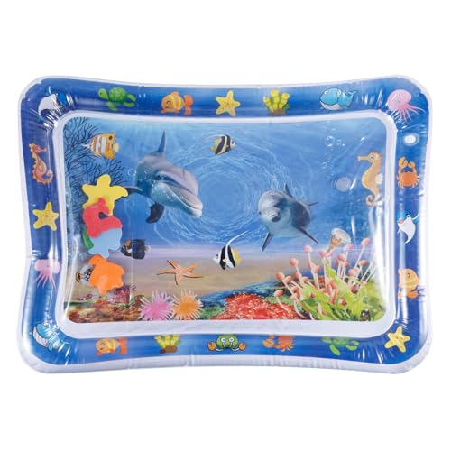 Gosknor Wasserspielmatte für Katzen, 65x50cm Sensorische Wassermatte für Kätzchen Bequemes Wasserspiel für Haustiere Lustiges Sensorisches Wasserpad für Haustiere Alleiniges Wasserspiel (Stil 1) von Gosknor