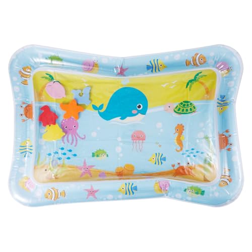 Gosknor Wasserspielmatte für Katzen, 65x50cm Sensorische Wassermatte für Kätzchen Bequemes Wasserspiel für Haustiere Lustiges Sensorisches Wasserpad für Haustiere Alleiniges Wasserspiel (Stil 2) von Gosknor