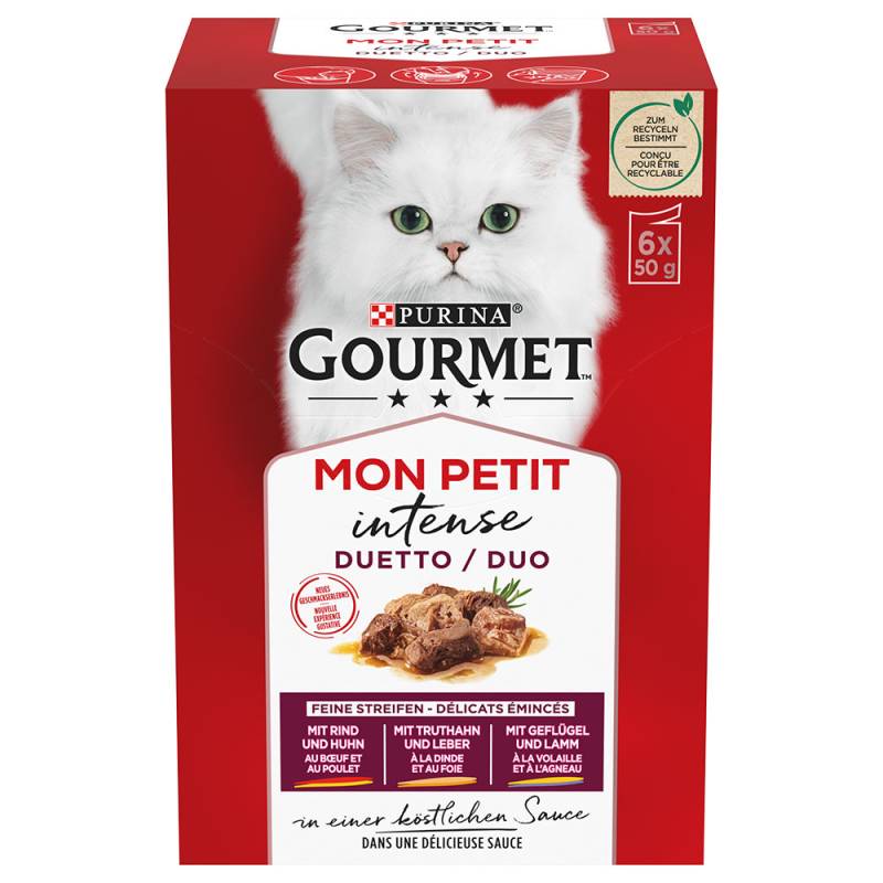 14 + 4 gratis! 18 x 50 g Mixpaket Gourmet Mon Petit - Mixpaket Fleisch von Gourmet