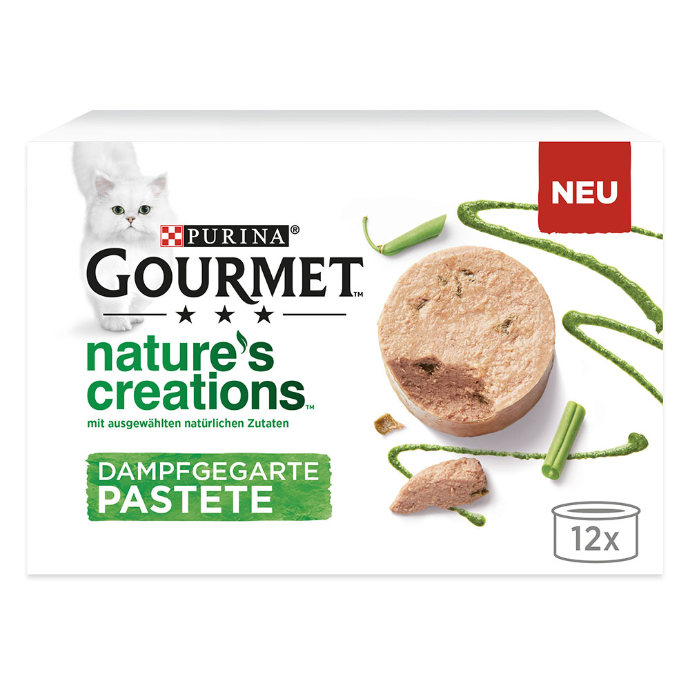24 x 85 g Gourmet Nature's Creations zum Sonderpreis! - Pastete: Huhn & Karotten von Gourmet