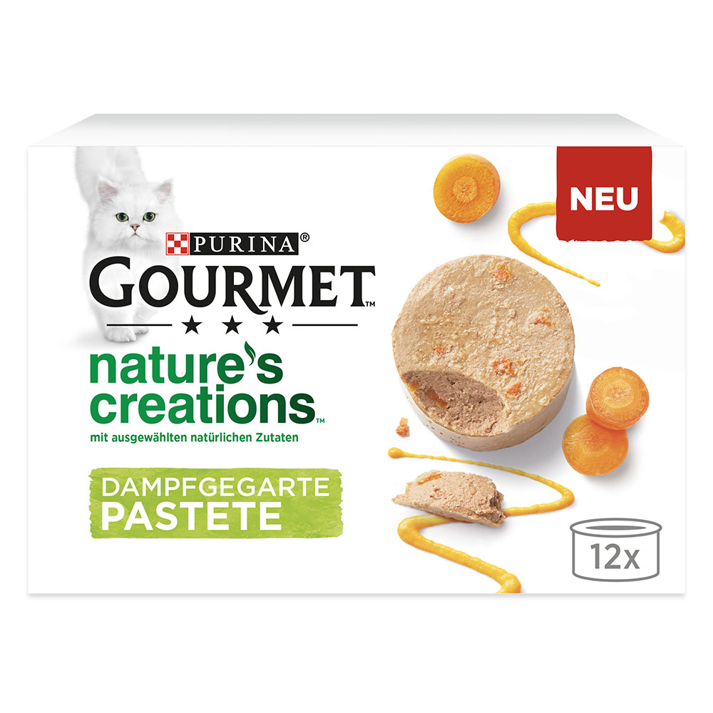 24 x 85 g Gourmet Nature's Creations zum Sonderpreis! - Pastete: Lachs & grüne Bohnen von Gourmet