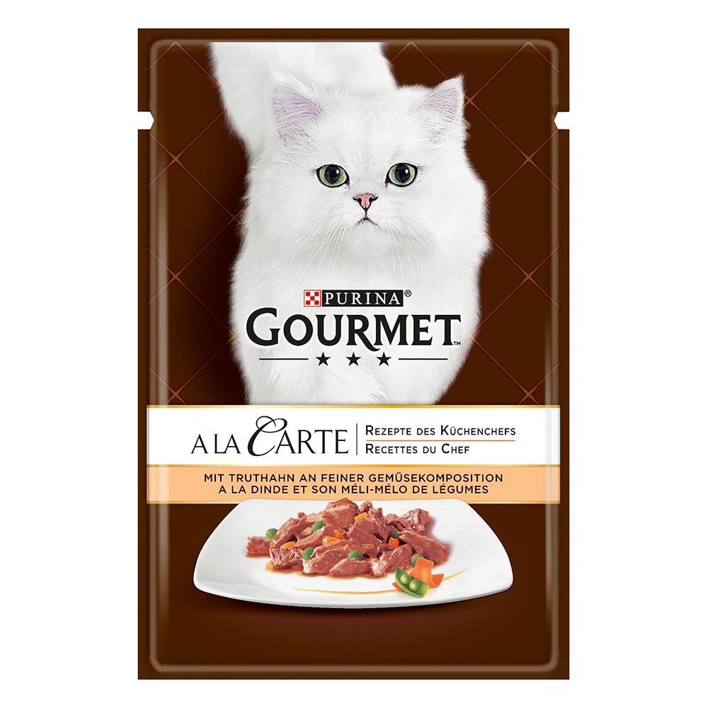 26 x 85 g GOURMET A la Carte zum Sonderpreis! - Truthahn und Gemüse von Gourmet