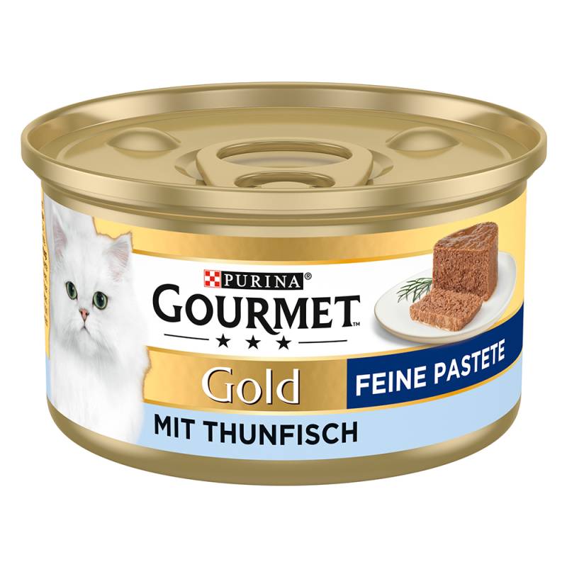 36 + 12 gratis! 48 x 85 g Gourmet Gold - Feine Pastete: Thunfisch von Gourmet