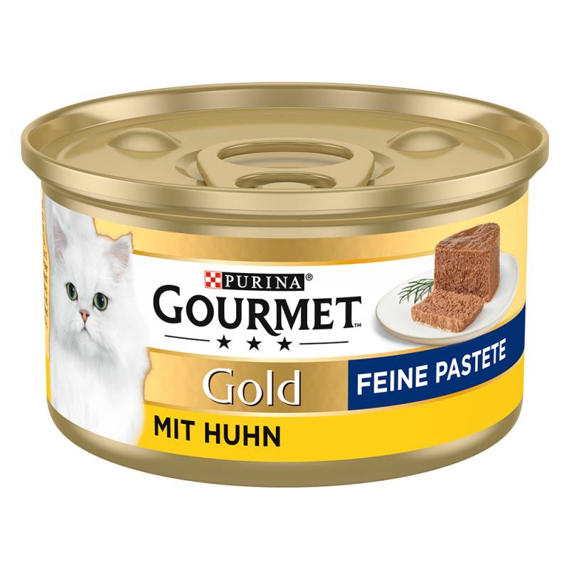 50 + 10 gratis! 60 x 85 g Gourmet Gold - Feine Pastete: Huhn von Gourmet