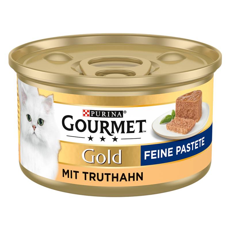 50 + 10 gratis! 60 x 85 g Gourmet Gold - Feine Pastete: Truthahn von Gourmet