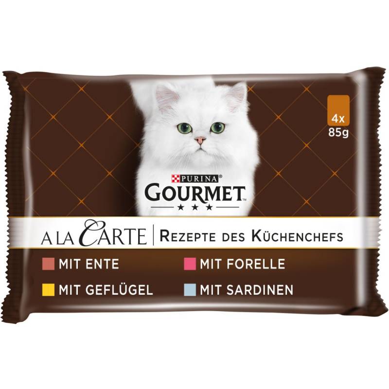 GOURMET A la Carte Rezepte des Küchenchefs Mixpaket 12x4x85g von Gourmet