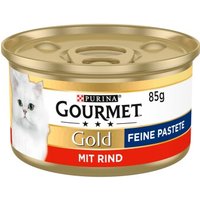 GOURMET Gold Feine Pastete 12x85g Rind von Gourmet