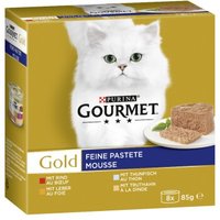 GOURMET Gold Feine Pastete 8 x 85 g von Gourmet