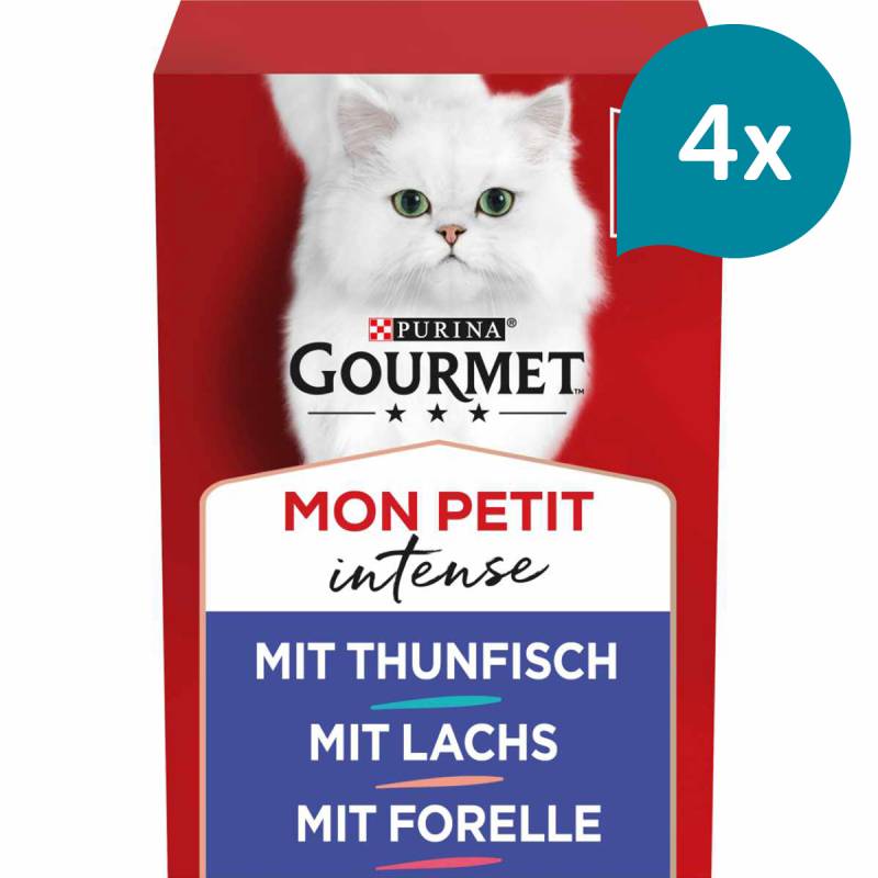 GOURMET Mon Petit Intense Fisch-Variationen 24x50g von Gourmet