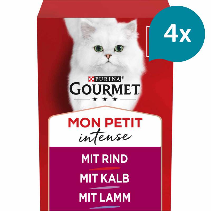 GOURMET Mon Petit Intense Fleisch-Variationen 24x50g von Gourmet