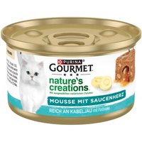 GOURMET PURINA Adult Natures Creations Mousse 12 x 85 g Kabeljau von Gourmet