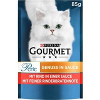 GOURMET Perle Genuss in Sauce 26x85g Rind, in Rinderbratensauce von Gourmet