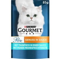 GOURMET Perle Genuss in Sauce 26x85g Thunfisch, in Meeresfrüchtesauce von Gourmet