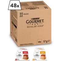 GOURMET REVELATIONS Mousse in Sauce 48x57g Huhn & Rind von Gourmet