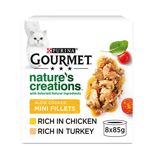 Gourmet GOURMET Nature's Creations Vögel Nassfutter für Katzen, 8 x 85 g von Gourmet