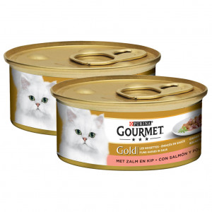 Gourmet Gold Feine Snacks Combipack Katzenfutter 48 x 85 g von Gourmet