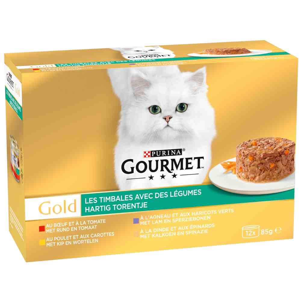 Gourmet Gold Raffiniertes Ragout 12 x 85 g - Huhn Varianten von Gourmet