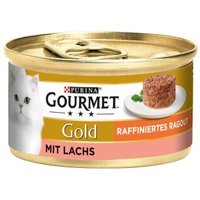 GOURMET Gold Raffiniertes Ragout 12x85g Lachs von Gourmet