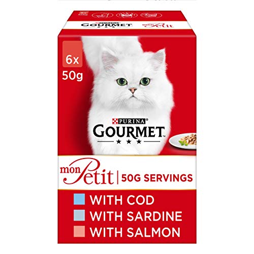 Gourmet Mon Petit Dorsch Sardine Lachs 6x50g von Gourmet