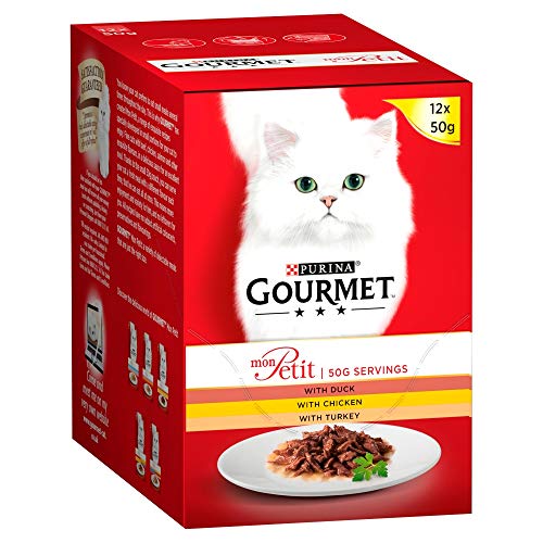 Gourmet Mon Petit Katzenfutter Mix Fleisch, 12 x 50 g von Gourmet