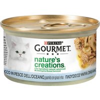 Gourmet Nature's Creations 24 x 85 g - Meeresfisch mit Spinat von Gourmet