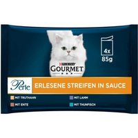 GOURMET Perle 4x85g Truthahn, Thunfisch, Ente & Lamm von Gourmet