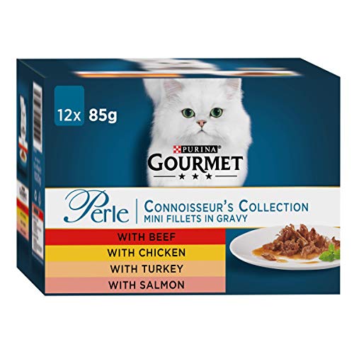 Gourmet Perle Connoisseur's Katzenfutter, gemischt Sorten, 12 x 85 g von Gourmet