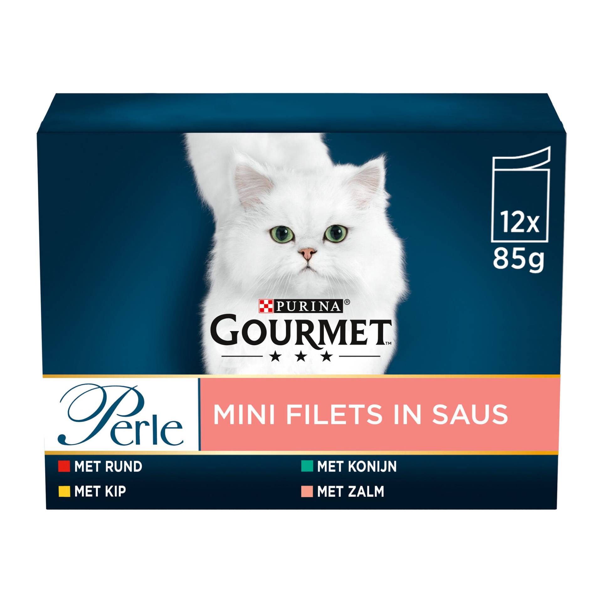 Gourmet Perle Mini Filets - Mix - 96 x 85 g von Gourmet