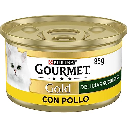 Gourmet PurinaGold Sukkulentenfutter, Nassfutter für Katzen mit Huhn, 85 g Dose Gourmet PurinaGold Sukkulentenfutter, Nassfutter für Katzen mit Huhn, 85 g Dose von Gourmet