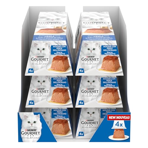 Gourmet Revelations Nassfutter für Katzen mit Meeresfisch, 24 x 57 g von Gourmet