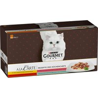 Megapack Gourmet A la Carte - 120 x 85 g Rezepte des Küchenchefs (Huhn, Rind, Forelle, Seelachs) von Gourmet