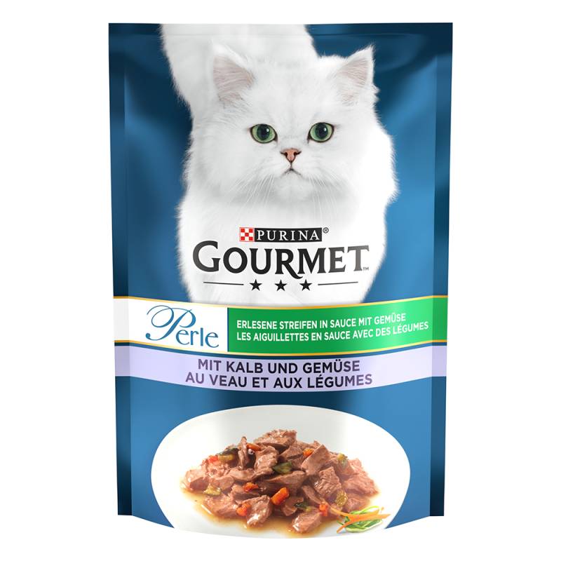 Megapack Gourmet Perle 52 x 85 g - Kalb & Gemüse von Gourmet