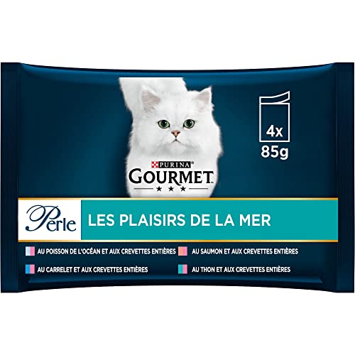 Purina Gourmet Les Plaisirs de la Meer, 12 Stück (4 x 85 g) von Gourmet