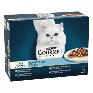 Purina Gourmet Perle Meer Duo Katzen-Nassfutter 12 x 85 g von Gourmet