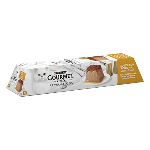 Purina Gourmet Revelations Katzenfutter mit Huhn – 24 Packungen à 57 g von Gourmet