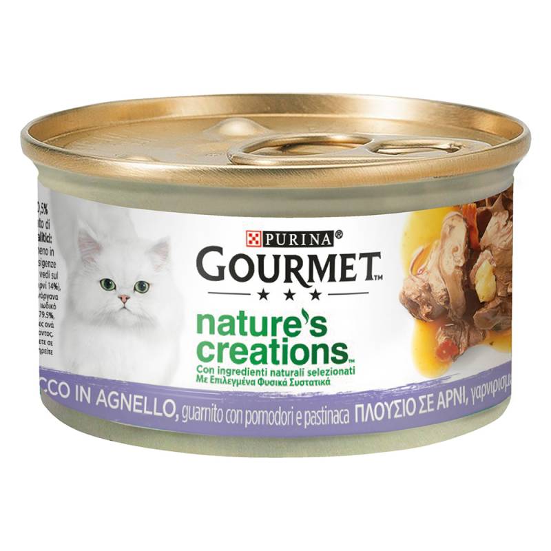 Sparpaket Gourmet Nature's Creations 24 x 85 g - Lamm mit Tomate von Gourmet