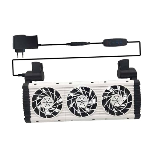 Gralara Aquarium Kühler für Den Innenbereich, 6 Stufiger Aquarium Kühlventilator mit von Gralara